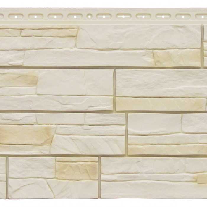 Фасадная панель Grand Line Сланец Элит Пшеничный